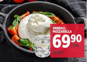Jacobs Snøball mozzarella tilbud