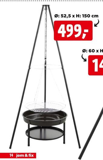 jem & fix Tripod bålpanne tilbud