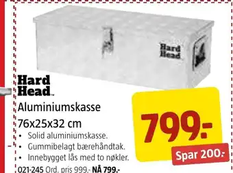 Jula Aluminiumskasse ¹76x25x32 cm tilbud
