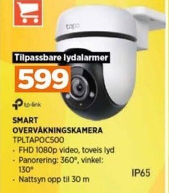 POWER SMART OVERVÅKNINGSKAMERA TPLTAPOC500 tilbud