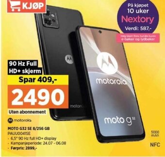 POWER MOTO G32 SE 8/256 GB PAUU0041SE tilbud