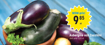 Eurocash Aubergine och Zucchini tilbud