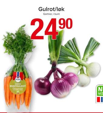 Spar Gulrot/løk tilbud