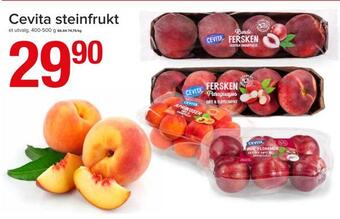 Spar Cevita steinfrukt tilbud