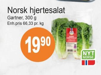Joker Norsk hjertesalat tilbud