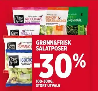 Meny GRØNN&FRISK SALATPOSER tilbud