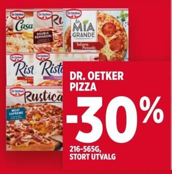 Meny DR. OETKER PIZZA tilbud
