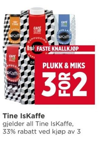 Meny Tine Iskaffe tilbud