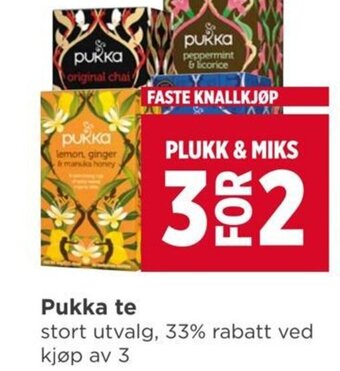 Meny Pukka te tilbud