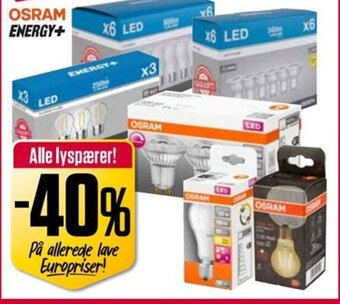 Europris Alle lyspærer tilbud