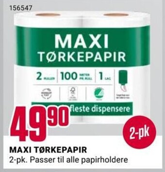 Europris MAXI TØRKEPAPIR tilbud