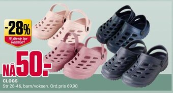 Europris CLOGS tilbud