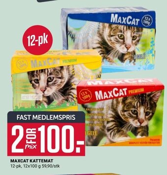 Europris MAXCAT KATTEMAT tilbud