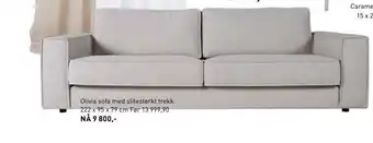 Kid Interiør Olivia sofa med slitesterkt trekk tilbud
