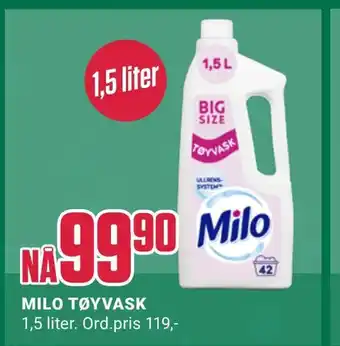 Milo tøyvask