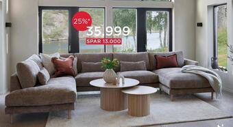 Møbelringen Stockholm modulsofa tilbud