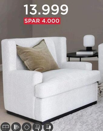 Møbelringen Henriette stol tilbud