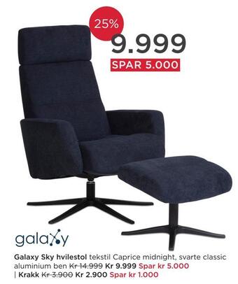Møbelringen Galaxy sky hvilestol tilbud