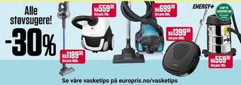 Europris Alle støvsugere! tilbud