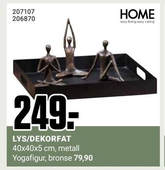 Europris Lys/dekorfat tilbud