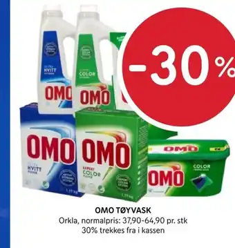 Rema 1000 OMO TØYVASK tilbud