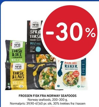 Rema 1000 FROSSEN FISK FRA NORWAY SEAFOODS tilbud