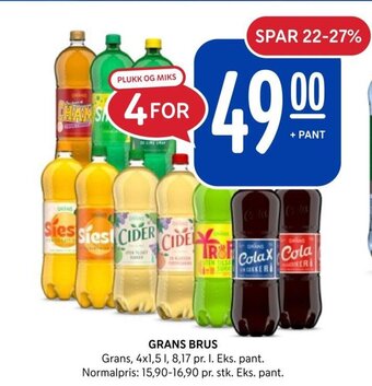 Rema 1000 GRANS BRUS tilbud