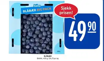 Rema 1000 BLÅBÆR BAMA tilbud