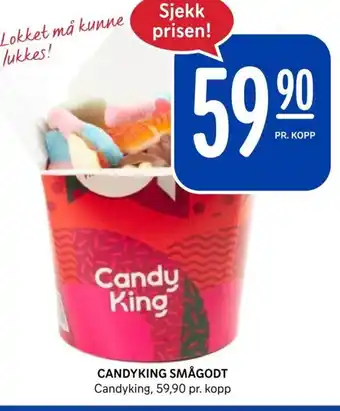 Rema 1000 CANDYKING SMÅGODT Candyking tilbud