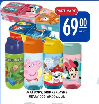 Rema 1000 MATBOKS/DRIKKEFLASKE tilbud