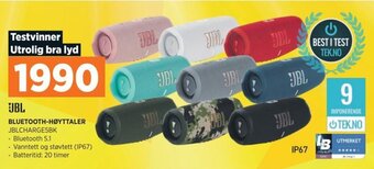 POWER JBL BLUETOOTH-HØYTTALER tilbud