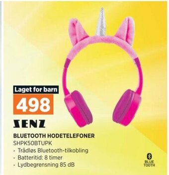 POWER SENZ BLUETOOTH HODETELEFONER tilbud