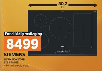 POWER SIEMENS INDUKSJONSTOPP tilbud