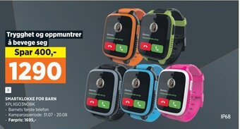 POWER SMARTKLOKKE FOR BARN tilbud