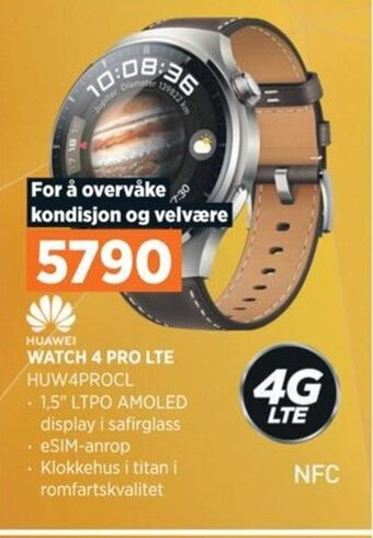 POWER HUAWEI WATCH 4 PRO LTE tilbud