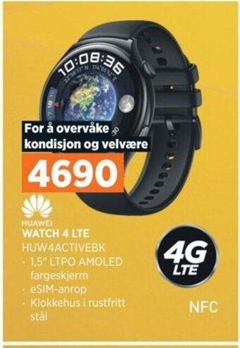 POWER HUAWEI WATCH 4 LTE tilbud