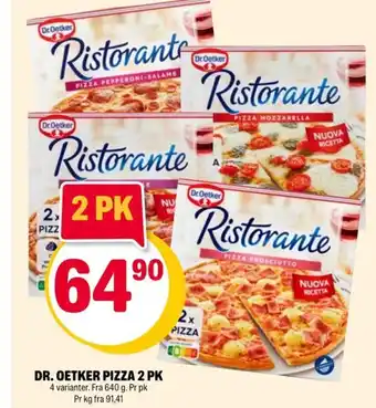Coop Extra DR.OETKER PIZZA 2 PK tilbud