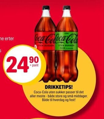 Coop Extra DRIKKETIPS! Coca-Cola tilbud