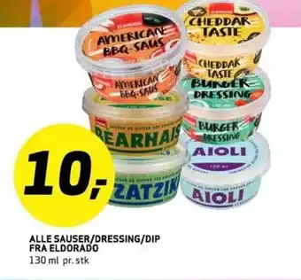 Bunnpris ALLE SAUSER/DRESSING/DIP FRA ELDORADO tilbud