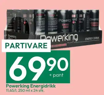 Gigaboks Powerking energidrikk tilbud
