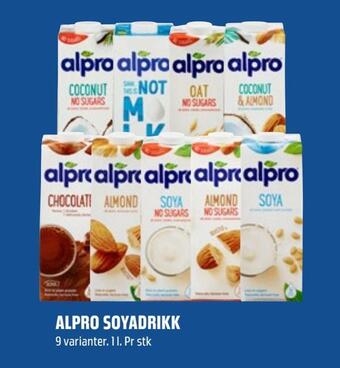 Coop Obs Alpro soyadrikk tilbud