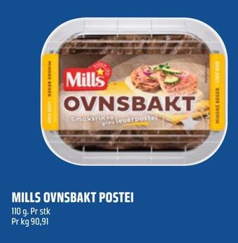 Coop Obs Mills ovnsbakt postei tilbud