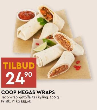 Coop Mega Coop megas wraps tilbud