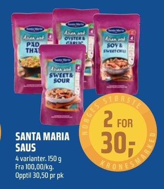 Coop Obs Santa maria saus tilbud