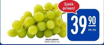 Rema 1000 Druer grønne tilbud