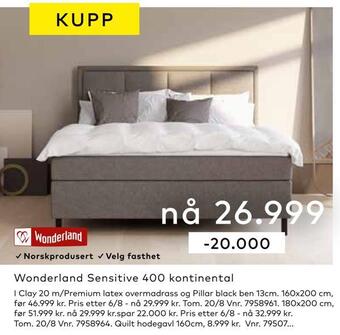 Skeidar Wonderland sensitive 400 kontinental tilbud