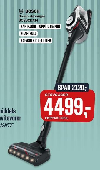 Skousen Bosch støvsuger bcs82ka14 tilbud