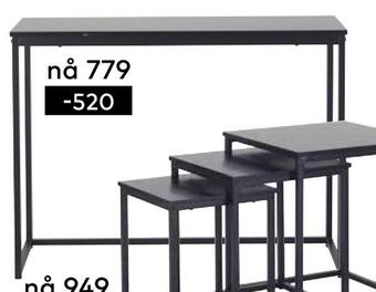 Skeidar Konsollbord tilbud