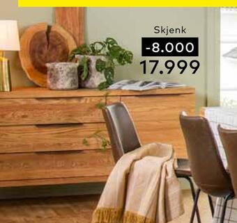 Skeidar Calia skjenk tilbud