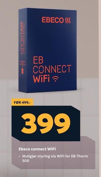 Megaflis Ebeco connect wifi tilbud